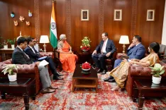 FM Sitharaman meets Cisco Chairman & CEO Chuck Robbins
