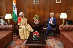 FM Sitharaman meets HSBC India CEO Hitendra Dave