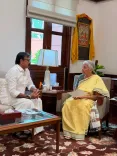 FM Sitharaman meets MP LK Sudhish at Parliament House