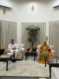 FM Sitharaman meets Rajasthan CM Bhajanlal Sharma in Jaipur