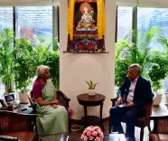 FM Sitharaman meets World Bank Executive Director Neelkanth Mishra