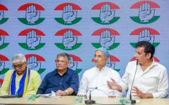 Former DUTA president Aditya Narayan Mishra joins Congress with academicians