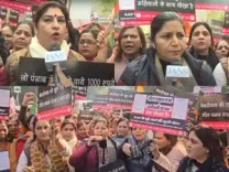 Fraudulent promises: Delhi BJP Mahila Morcha lashes out at Kejriwal over Mahila Samman Yojana