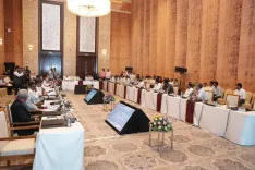 Gadkari, CM Patel Hold Highway Review Meet in Gandhinagar