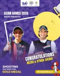 Gadkari hails Kynan Chenai & Neeru Dhanda's Asian Games Trap gold