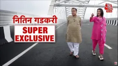 Gadkari inspects Delhi-Mumbai Expressway, speaks to media