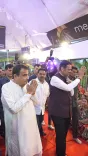 Gadkari visits Navratri mandals and garba festivals in Nagpur
