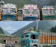 गांदरबल पुलिस की बड़ी कार्रवाई: अवैध रेत ढो रहे 5 ट्रक जब्त, हर वाहन पर ₹17,425 का जुर्माना