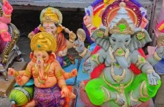 गणेश चतुर्थी 2026: देशभर के बाज़ारों में उमड़ी भीड़, मूर्तियों-सजावट की ज़बरदस्त माँग