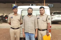 गांजा तस्करी का फरार मुख्य आरोपी घनश्याम गुर्जर राजस्थान के कोटपुतली-बहरोड़ से गिरफ्तार