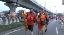 Kanwar Yatra 2025: Thousands throng Muradnagar's 'Mini-Haridwar' on Sawan pilgrimage