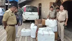 क्या गाजियाबाद में टीलामोड़ पर पुलिस ने लाखों के पटाखे जब्त किए?