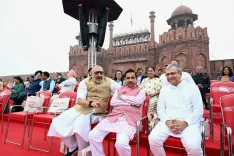 Giriraj Singh attends Independence Day flag hoisting at Red Fort