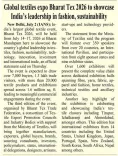 Giriraj Singh: Bharat Tex 2026 to Showcase India's Textile Strength