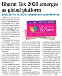 Giriraj Singh: BharatTex 2026 draws 130+ nations, Rs 14,300 cr bids