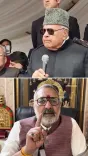 Giriraj Singh calls Farooq's Pakistan remark 'sedition', targets Congress
