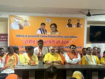 Giriraj Singh chairs BJP core meet in Darbhanga for Bihar Council polls