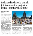 Giriraj Singh Hails India-Indonesia Prambanan Temple Restoration