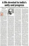 Giriraj Singh Hails PM Modi's Article on Mookerjee's 125th Birth Anniversary