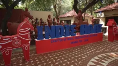 Giriraj Singh Highlights Artisan Talent at Indie Haat