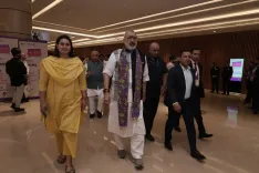 Giriraj Singh joins Bihar textile session at Bharat Tex 2026