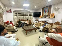 Giriraj Singh joins BJP meet on Bihar bypoll strategy