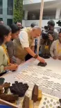 Giriraj Singh tries hand-block printing, salutes artisan craft
