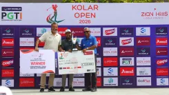 Mohd Azhar wins maiden PGTI title at Kolar Open with 9-under 279