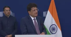 Goyal addresses press after 3rd India-EU TTC meeting