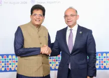 Goyal meets Egypt trade minister at BRICS India 2026