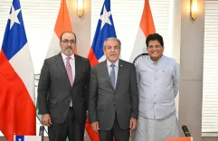 Goyal Meets Ex-Chile President Frei, Eyes Deeper LAC Ties