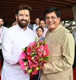Goyal Wishes Chirag Paswan on Birthday, Lauds Food Processing Push