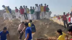 दनकौर कॉलेज जमीन विवाद: छात्रों ने तोड़ी बाउंड्रीवॉल, पुलिस ने रोका निर्माण कार्य