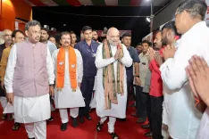 क्या गृह मंत्री अमित शाह ने पटना में भाजपा नेताओं के साथ चुनावी रणनीतियों पर चर्चा की?