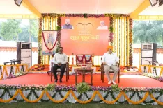 Gujarat CM Greets Security Forces on Vijayadashami