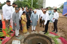 Gujarat CM inspects Koba Lake recharge well under Catch the Rain drive