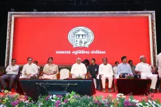 Gujarat CM links Kankaria, Sabarmati to Modi's vision at Seva Sankalp event