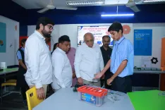 Gujarat CM visits Sanand Model School, inspects science labs and girls hostel