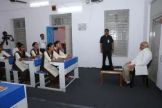 Gujarat CM visits school for Shala Praveshotsav 2026