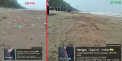 Gujarat CMO Hails Nargol Beach Cleanliness Drive