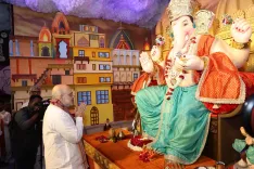 Amit Shah joins Ganeshotsav Maha Aarti in Ahmedabad; surplus funds 15,000 nutrition kits