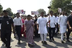 BJP Gujarat marks Modi's 25 years in office with Seva Jyoti Yatras statewide