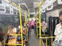 Gandhinagar e-bus: 2,254 women travel free on Raksha Bandhan 2025