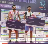 Guwahati Masters 2025: Sanskar Saraswat wins men’s singles title Tanvi Sharma, Roy-Sai Pratheek finish runners-up