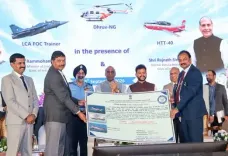 HAL delivers 2 Tejas twin-seat trainers, 3 HTT-40 aircraft to IAF in Bengaluru