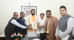 क्या हरियाणा मानव अधिकार आयोग के अध्यक्ष और सदस्यों ने सीएम सैनी से मुलाकात की?