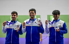Parth Mane wins maiden Asian Games silver in 10m air rifle team event