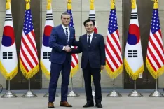 Hegseth vows interagency efforts to fulfill nuclear sub construction for South Korea