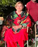 Helen flew to Paris for real feathers in her iconic Bollywood cabaret costumes