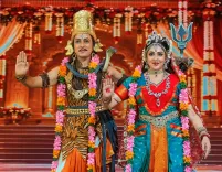 Hema Malini performs 'Durga' ballet at Navratri event in Telangana